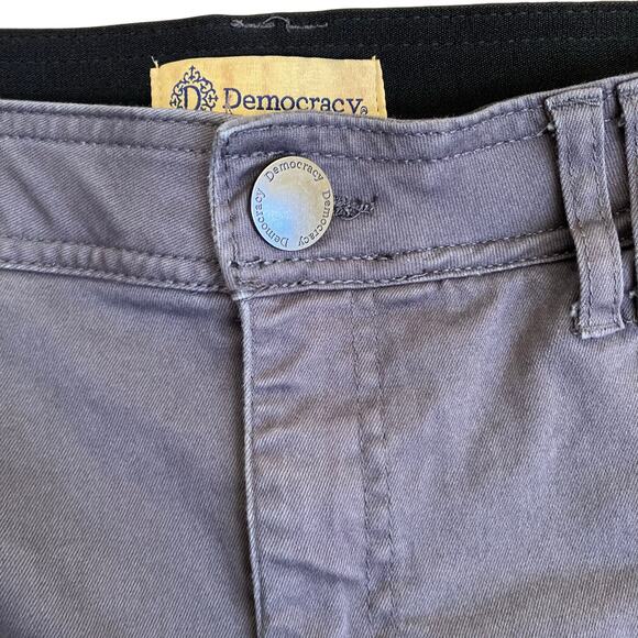 Democracy Sz 16 Ab Solution Cargo Pants Utility Trousers Roll Cuff Grey/Blue - Picture 14 of 16